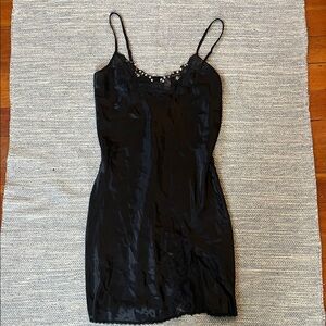Elegant Black Slip Dress Medium